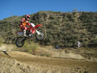 Peter F. Koenig - Action during Motocross.