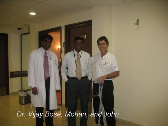 Dr. Vijay Bose, Mohan, and John